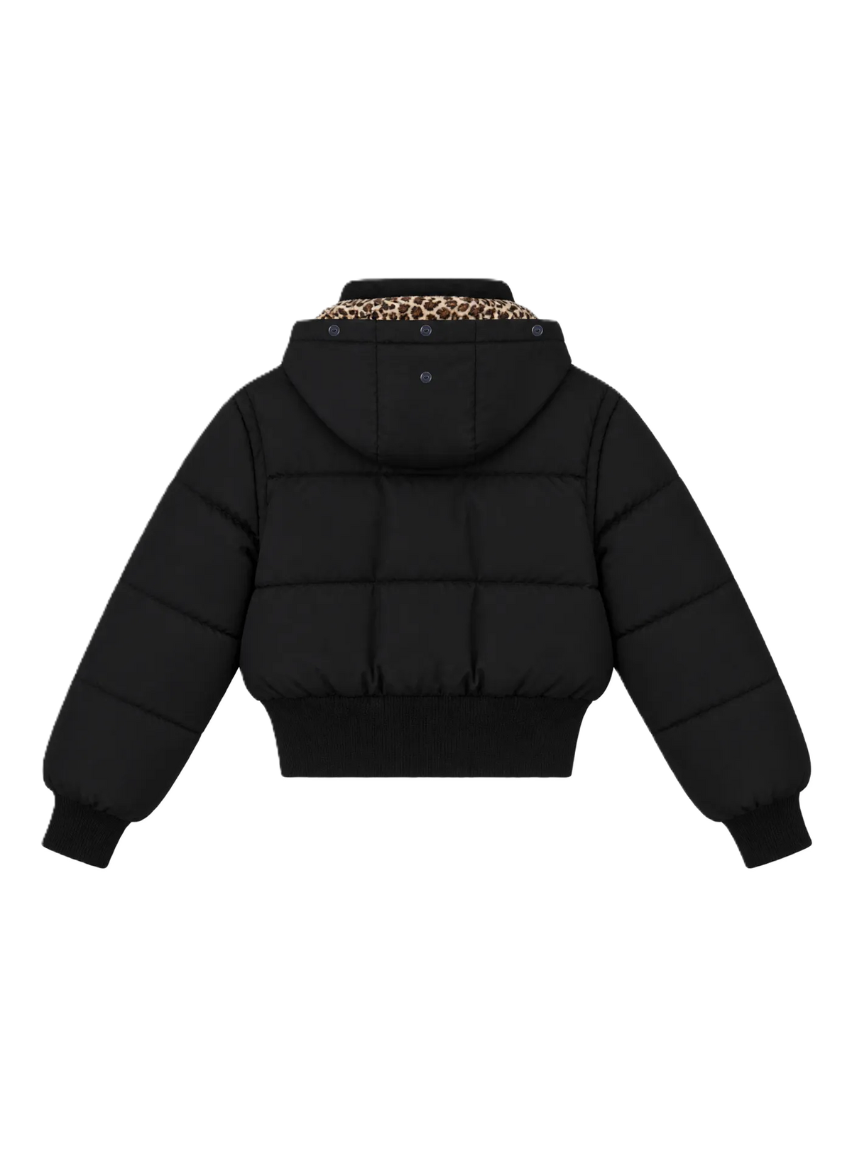 Classic Down Jacket Featuring A Detachable Fur Collar and An Attached Hood.