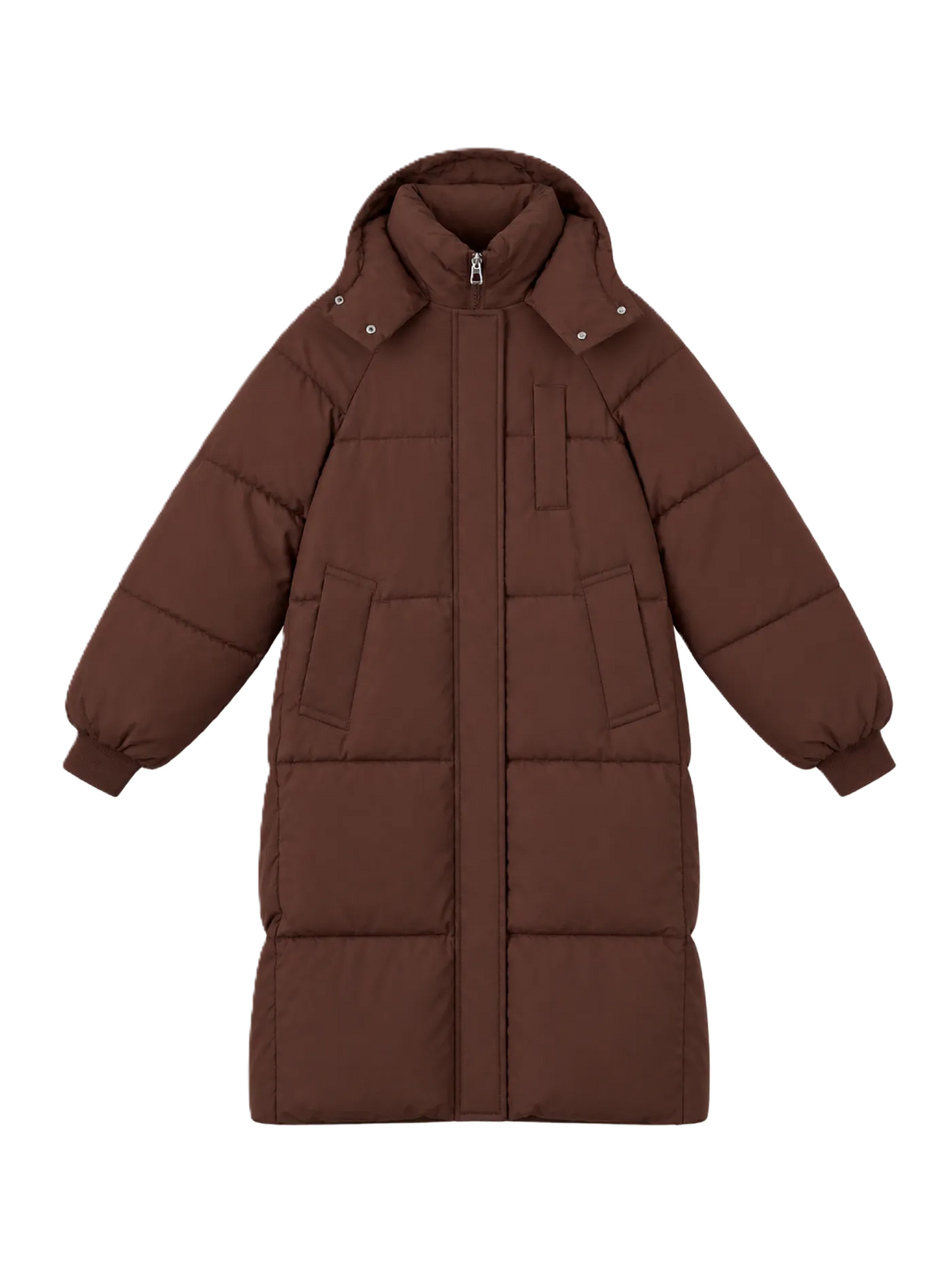 Classic Long Hooded Puffer Jacket