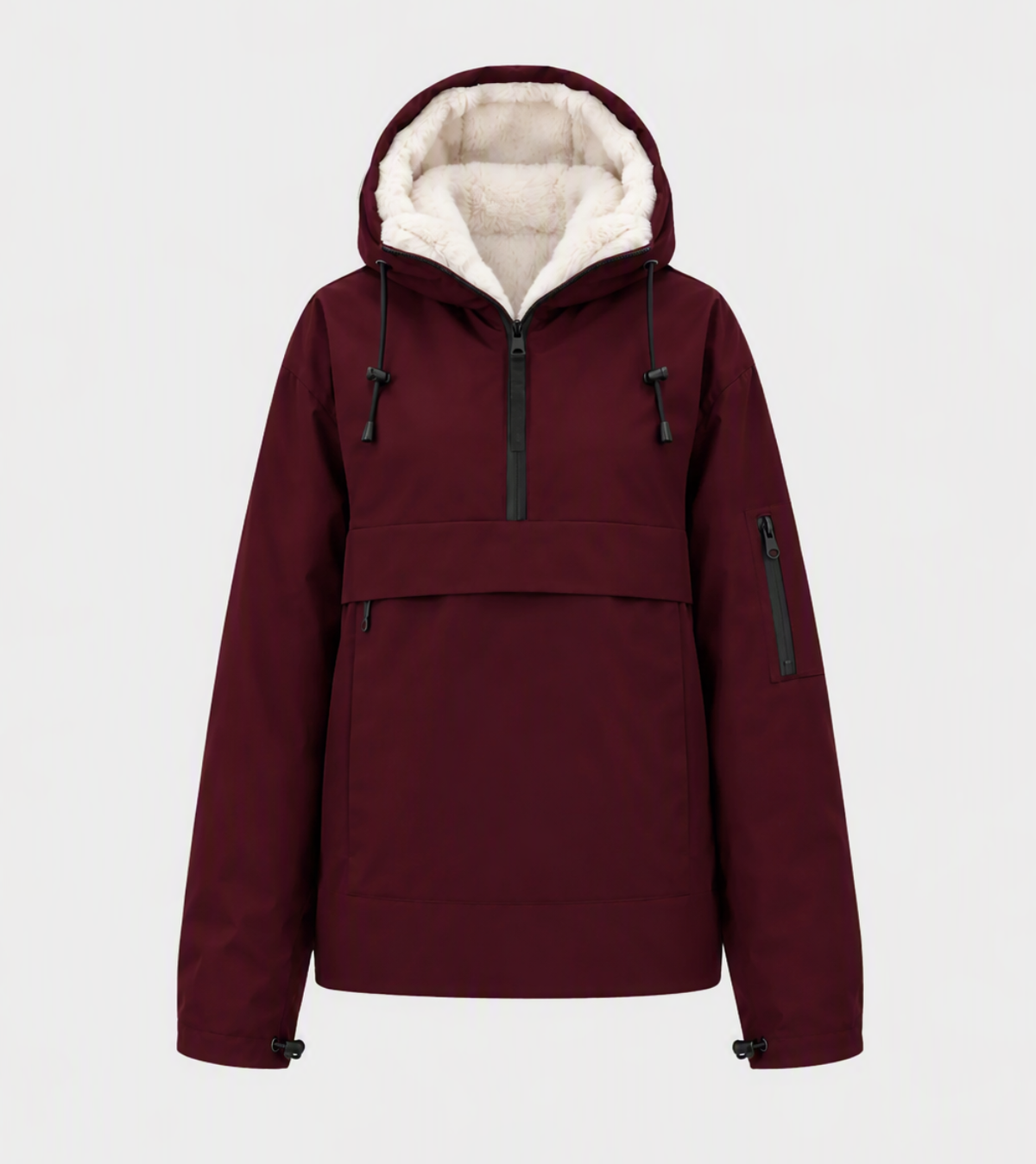 KSCYTTE Classic Relaxed Fit Rain Hoodie Rain Jackets