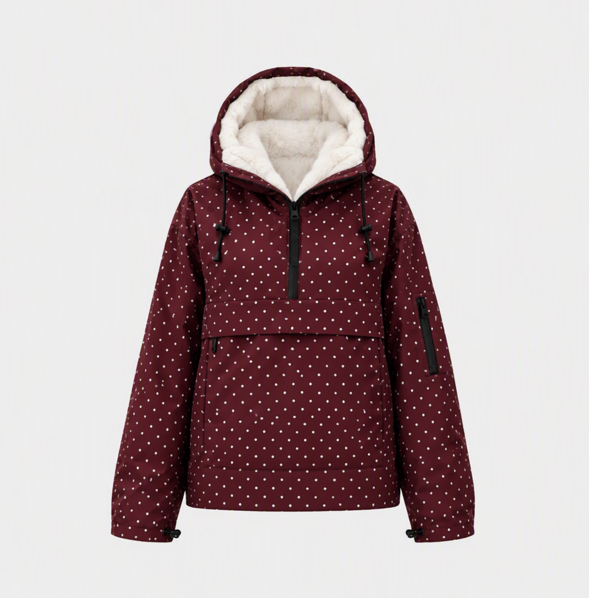 KSCYTTE Classic Relaxed Fit Rain Hoodie Rain Jackets
