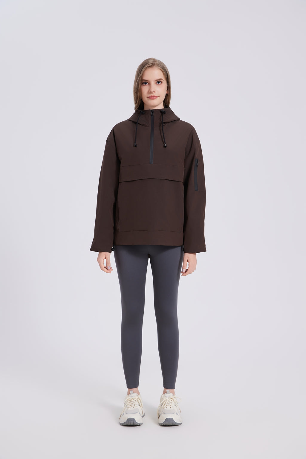 KSCYTTE Classic Relaxed Fit Rain Hoodie Rain Jackets