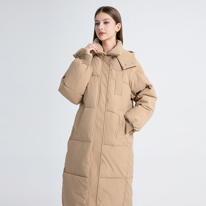 Classic Long Hooded Puffer Jacket
