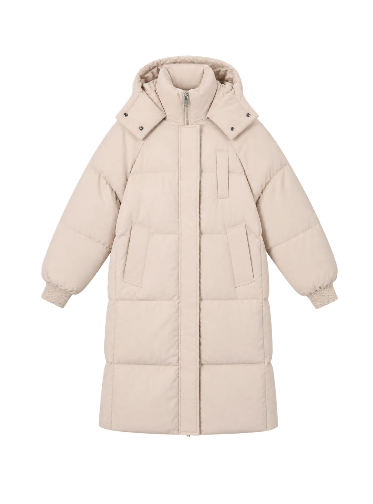 Classic Long Hooded Puffer Jacket