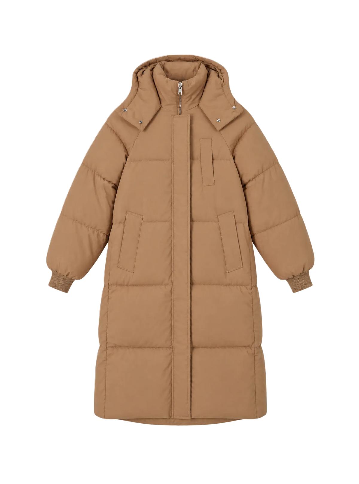 Classic Long Hooded Puffer Jacket