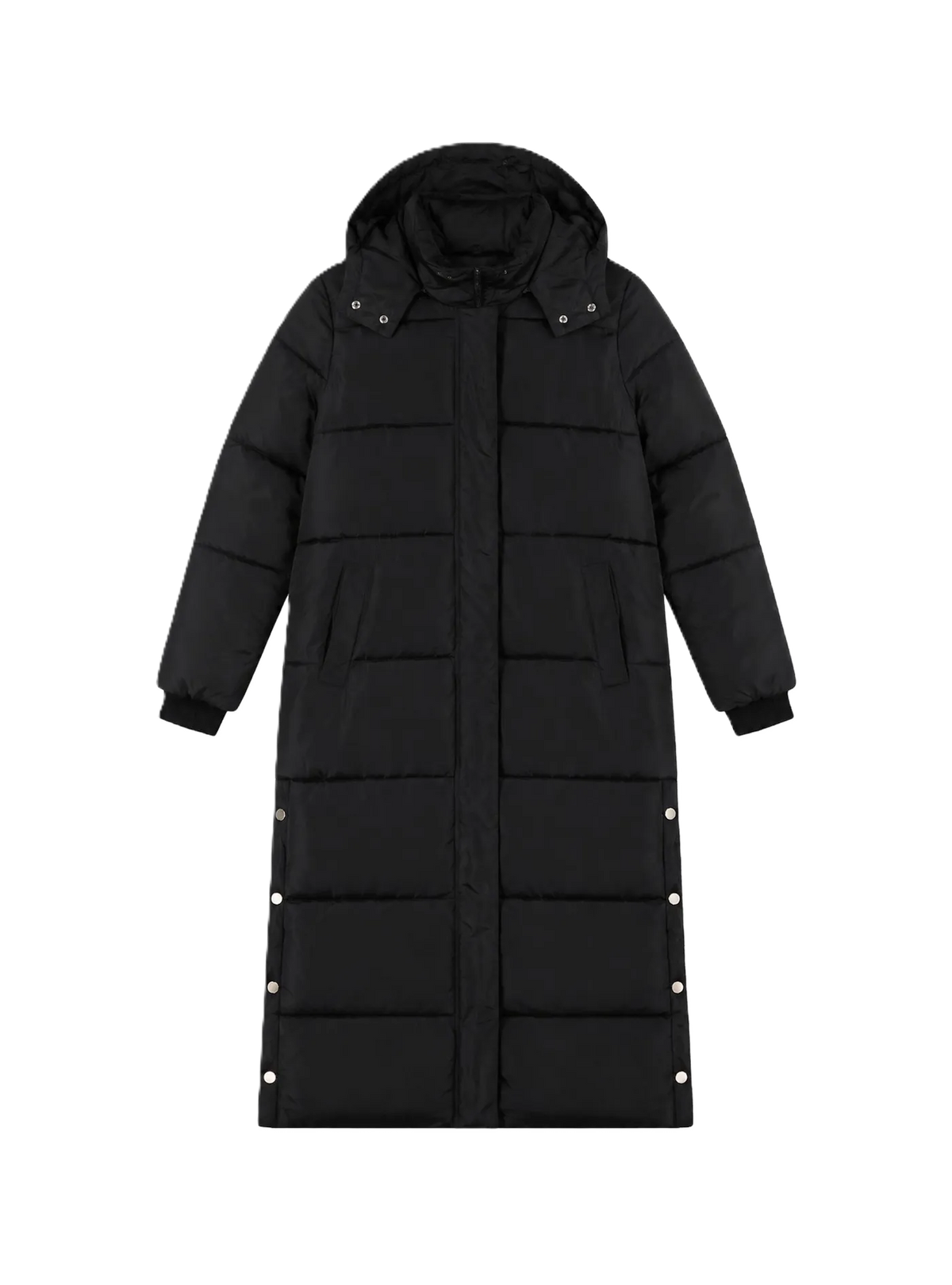Basic Model Long Hooded Down Coat