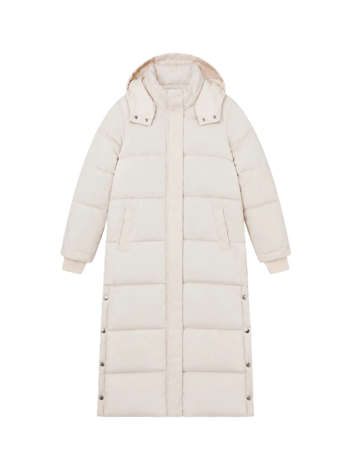Basic Model Long Hooded Down Coat