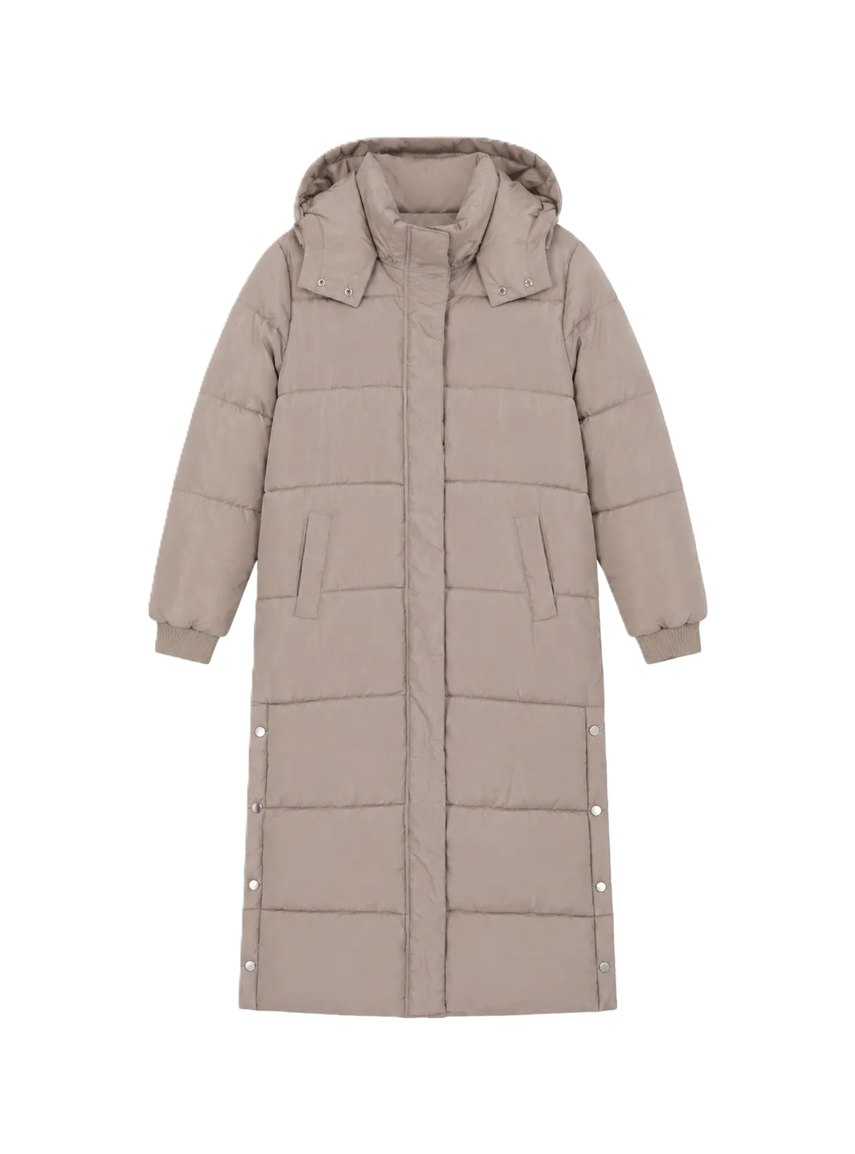 Basic Model Long Hooded Down Coat