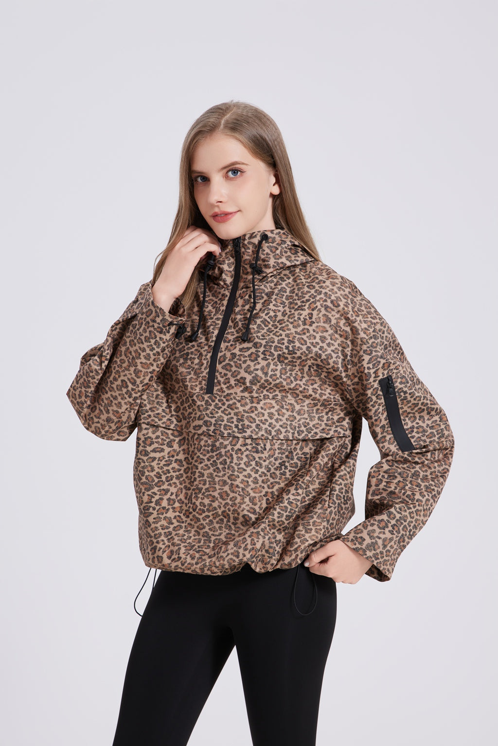 KSCYTTE Classic Relaxed Fit Rain Hoodie Rain Jackets