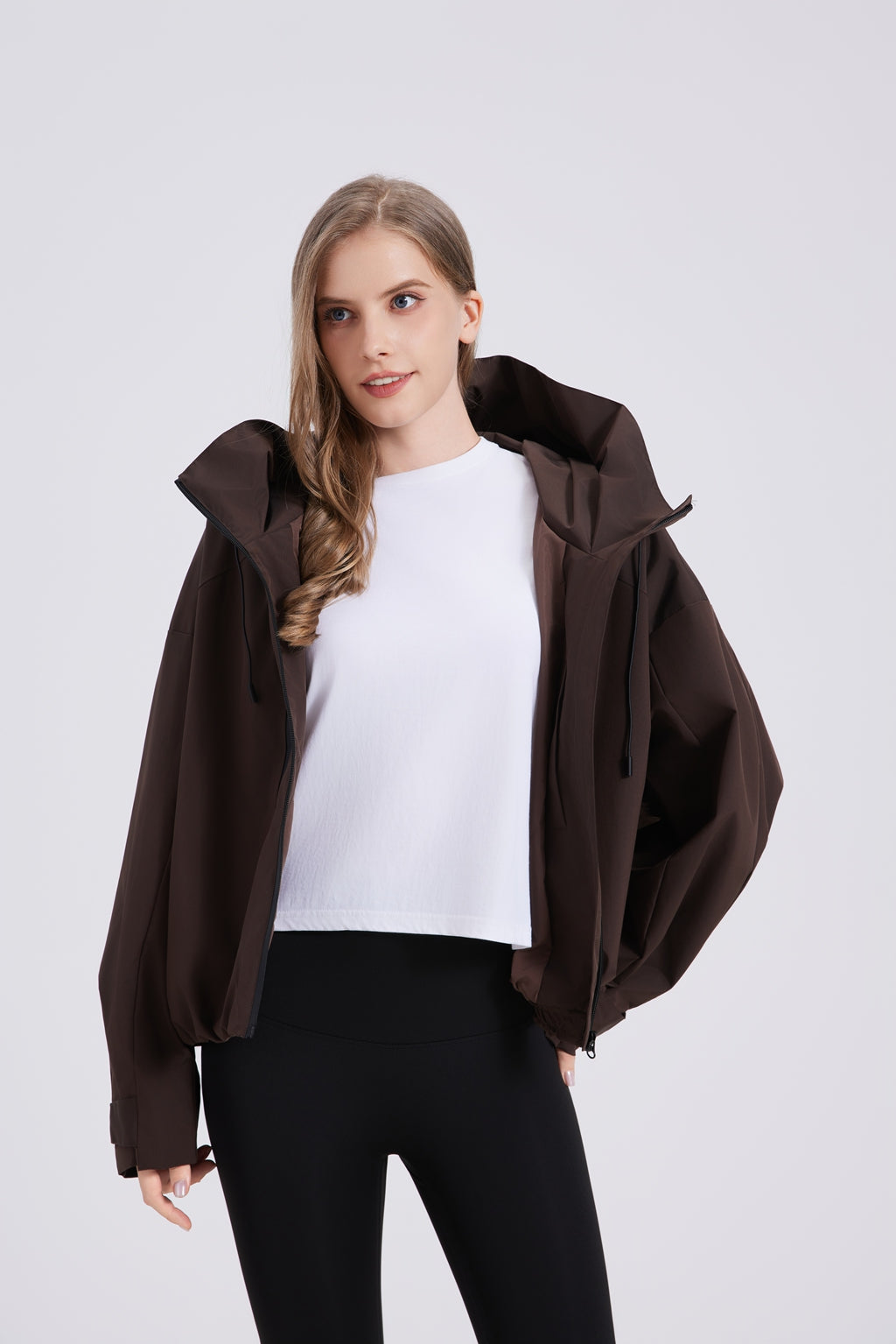 KSCYTTE One Size Short Oversized Rain Jacket