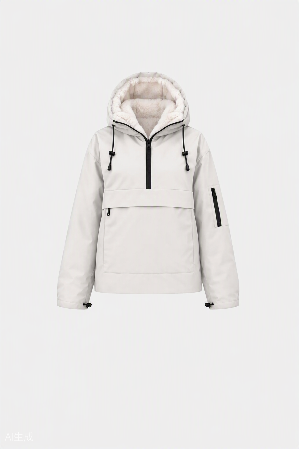 KSCYTTE Classic Relaxed Fit Rain Hoodie Rain Jackets