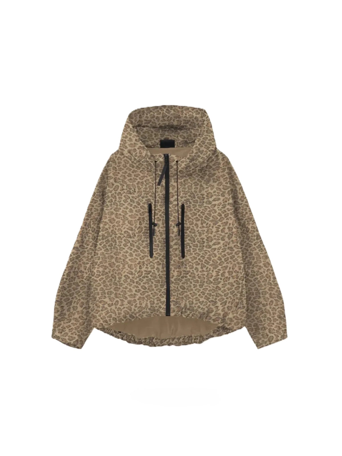 Faux Fur Lined One Size Short Oversized Rain Jacket