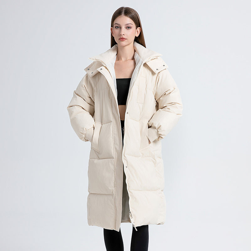 Classic Long Hooded Puffer Jacket