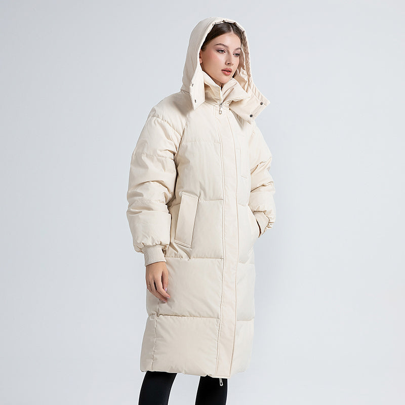 Classic Long Hooded Puffer Jacket