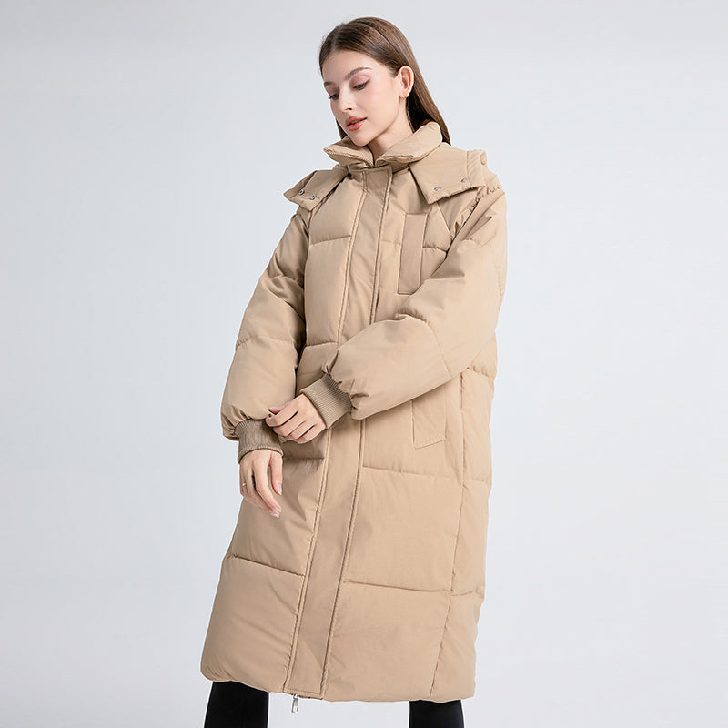 Classic Long Hooded Puffer Jacket