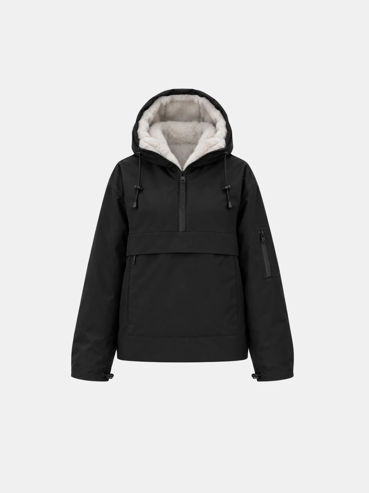 KSCYTTE Classic Relaxed Fit Rain Hoodie Rain Jackets