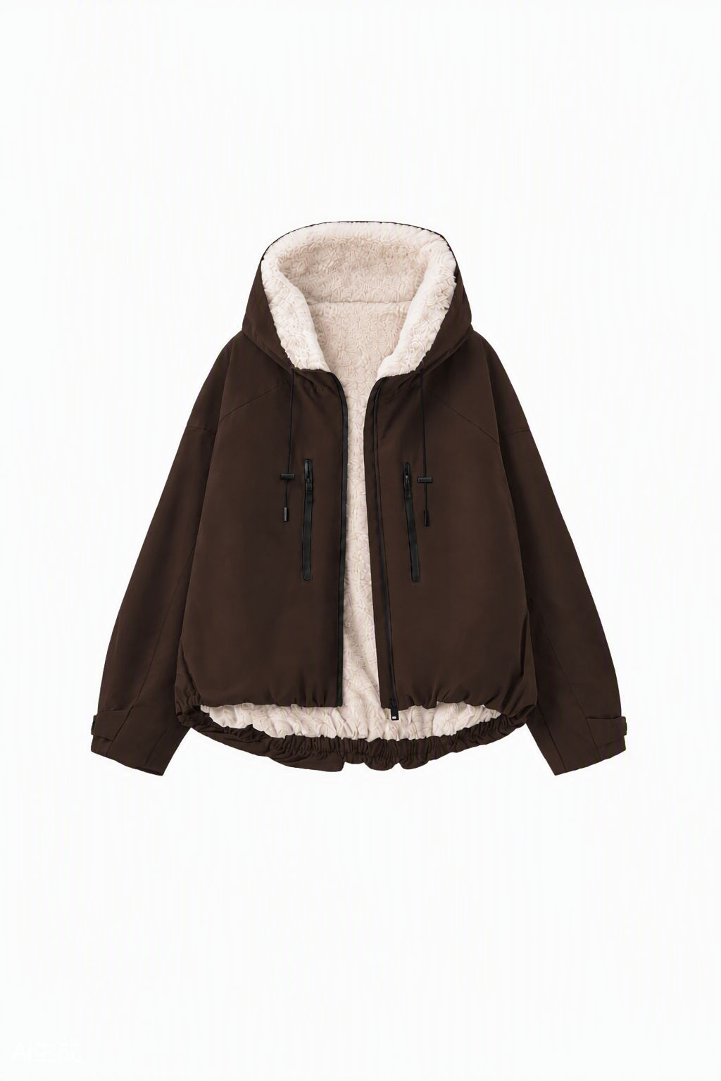 KSCYTTE One Size Short Oversized Rain Jacket