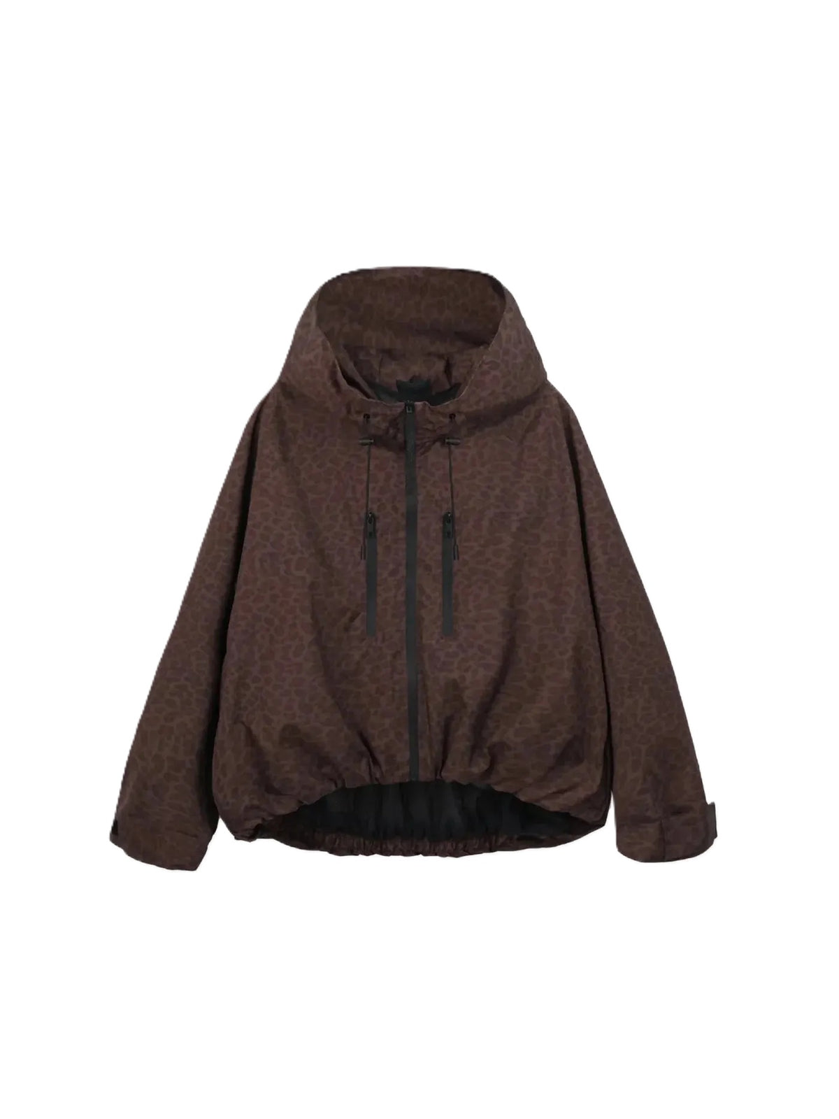 Faux Fur Lined One Size Short Oversized Rain Jacket